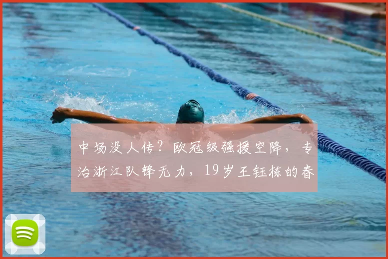 中场没人传？欧冠级强援空降，专治浙江队锋无力，19岁王钰栋的春天来了_托利奇_赛季_萨格勒布迪纳摩